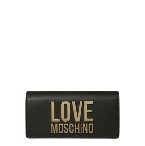 Love Moschino Peněženka  černá / zlatá