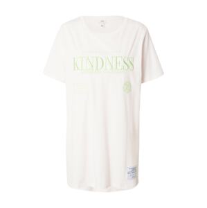 River Island Tričko 'KINDNESS'  světle zelená / pastelově růžová