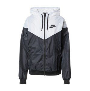 Nike Sportswear Přechodná bunda  černá / bílá