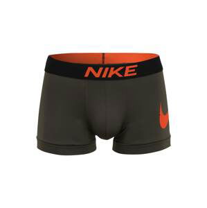 NIKE Sportovní spodní prádlo  khaki / černá / oranžově červená