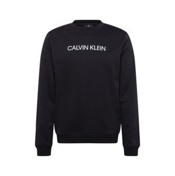 Calvin Klein Performance Sportovní mikina  černá / bílá