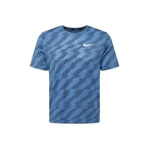 NIKE Funkční tričko 'Miler Future Fast'  tmavě modrá / kouřově modrá