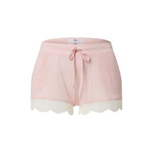 ETAM Pyžamové kalhoty 'WARM DAY'  pink / bílá