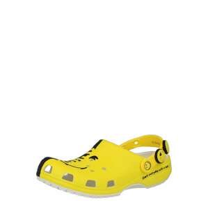 Crocs Pantofle 'Classic Smiley 2'  limone / černá