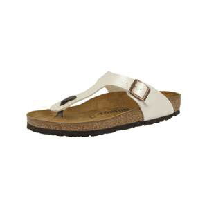 BIRKENSTOCK Žabky 'Gizeh'  krémová