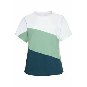 SHEEGO Tričko  bílá / pastelově zelená / námořnická modř
