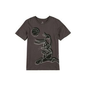 Jack & Jones Junior Tričko 'SPACE JAM'  tmavě šedá / pink / modrá / černá / bílá