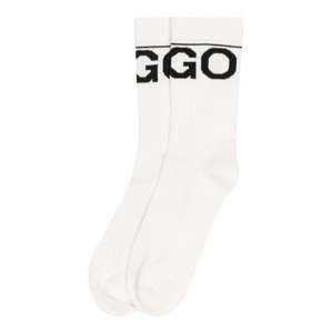 HUGO Ponožky  bílá / černá