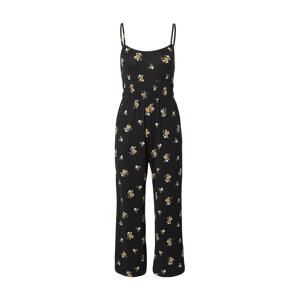 HOLLISTER Jumpsuit 'WEBEX'  černá / bílá / žlutá