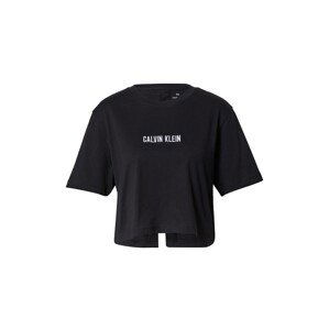 Calvin Klein Sport Tričko  černá / bílá