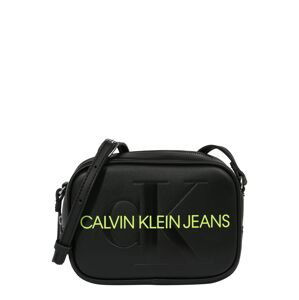 Calvin Klein Jeans Taška přes rameno  černá / světle zelená