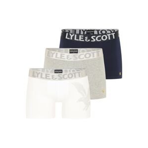 Lyle & Scott Boxerky 'OLIVER'  bílá / šedá / černá