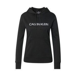 Calvin Klein Performance Sportovní mikina  černá / bílá