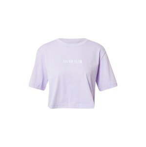 Calvin Klein Performance Funkční tričko  bílá / pastelová fialová