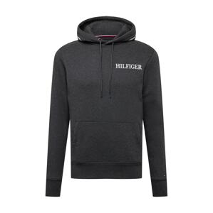 TOMMY HILFIGER Mikina  antracitová / bílá