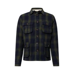 anerkjendt Jacke 'AKOSCAR WOOL CHECK OVERSHIRT'  modrá