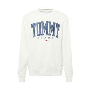 Tommy Jeans Mikina  bílá / modrá