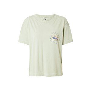 QUIKSILVER Tričko 'STAR SLIDE CROP TEE'  světle zelená