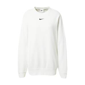 Nike Sportswear Mikina  černá / bílá