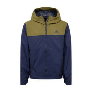 ADIDAS PERFORMANCE Outdoorová bunda  tmavě modrá / khaki