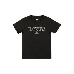 LEVI'S Tričko  černá / bílá