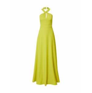 Trendyol Společenské šaty  citronově žlutá