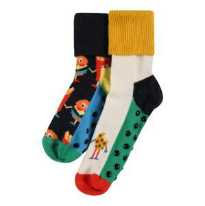 Happy Socks Ponožky 'Food Friends'  černá / bílá / zelená / malinová / hořčicová