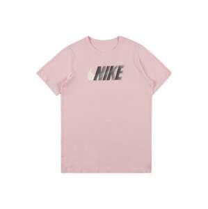 Nike Sportswear Funkční tričko  světle růžová / černá / bílá