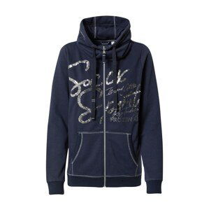 Soccx Sweatjacke 'Frozen Air'  námořnická modř / stříbrná