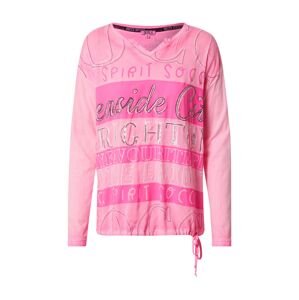 Soccx Tričko  růžová / pink / bílá