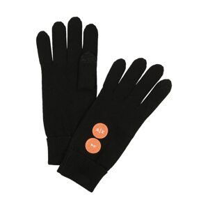 ARMANI EXCHANGE Prstové rukavice  černá / oranžová / bílá
