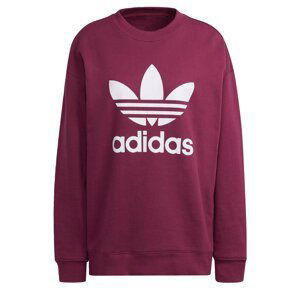 ADIDAS ORIGINALS Mikina  bílá / tmavě červená