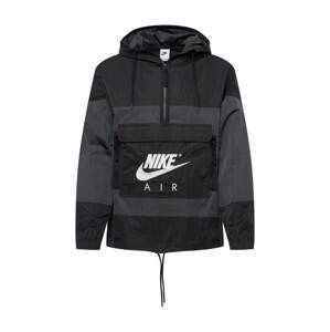 Nike Sportswear Přechodná bunda  tmavě šedá / černá