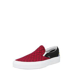 VANS Slip on boty 'UA Classic'  černá / burgundská červeň / modrá / bílá / tmavě žlutá