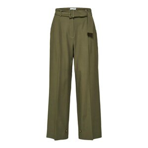 SELECTED FEMME Kalhoty s puky 'Ana'  khaki