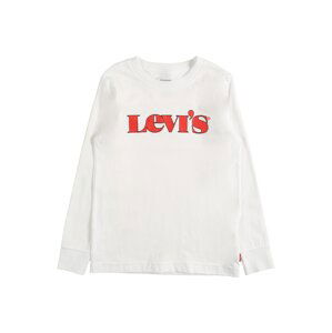 LEVI'S Tričko  bílá / červená