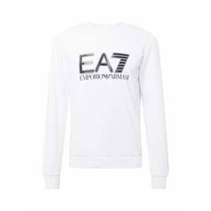 EA7 Emporio Armani Mikina  bílá / černá