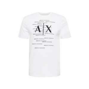 ARMANI EXCHANGE Tričko  černá / offwhite