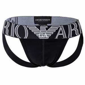 Emporio Armani Slipy 'Jockstrap'  černá / šedá / bílá