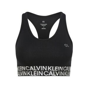 Calvin Klein Performance Sportovní podprsenka  černá / bílá