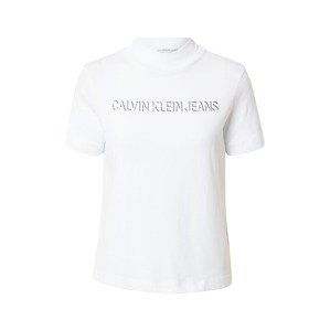 Calvin Klein Jeans Tričko  černá / bílá