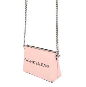 Calvin Klein Jeans Taška přes rameno  růžová / stříbrná