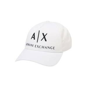 ARMANI EXCHANGE Kšiltovka  bílá / černá