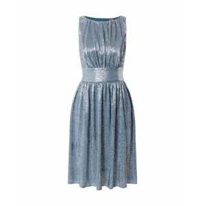 SWING Koktejlové šaty  tmavě modrá / stříbrná