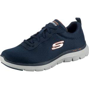 SKECHERS Tenisky  tmavě modrá / oranžová / bílá