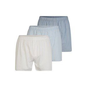 WEEKDAY Boxershorts 'Kronos'  bílá / azurová / modrá