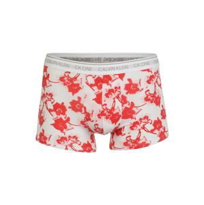 Calvin Klein Underwear Boxerky  bílá / světle šedá / světle červená