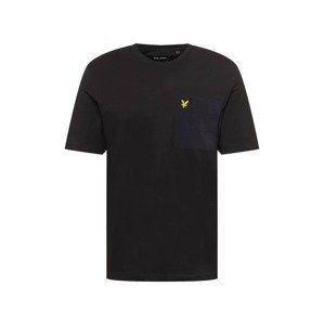 Lyle & Scott Tričko  černá