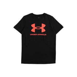 UNDER ARMOUR Funkční tričko  černá / červená