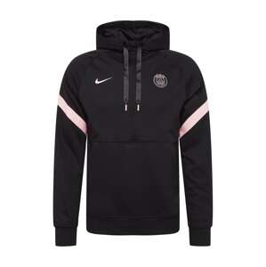 NIKE Sportovní mikina 'Paris Saint-Germain'  růžová / černá